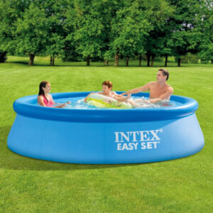 intex opblaaszwembad np easy set pool x cm blauw