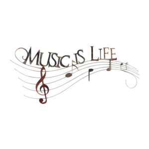 music is life 130x57 cm