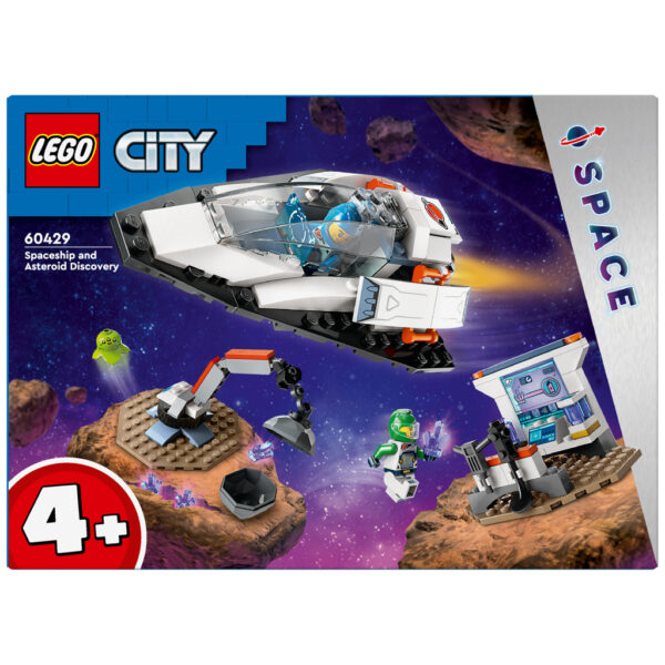 lego city 60429 space ruimteschip en ontdekking van asteroïde