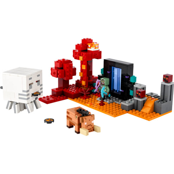 lego minecraft 21255 the nether portal expedition
